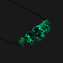 Chocolate | .925 Sterling Silver | Firefly Glass Infinity Clasp Necklace